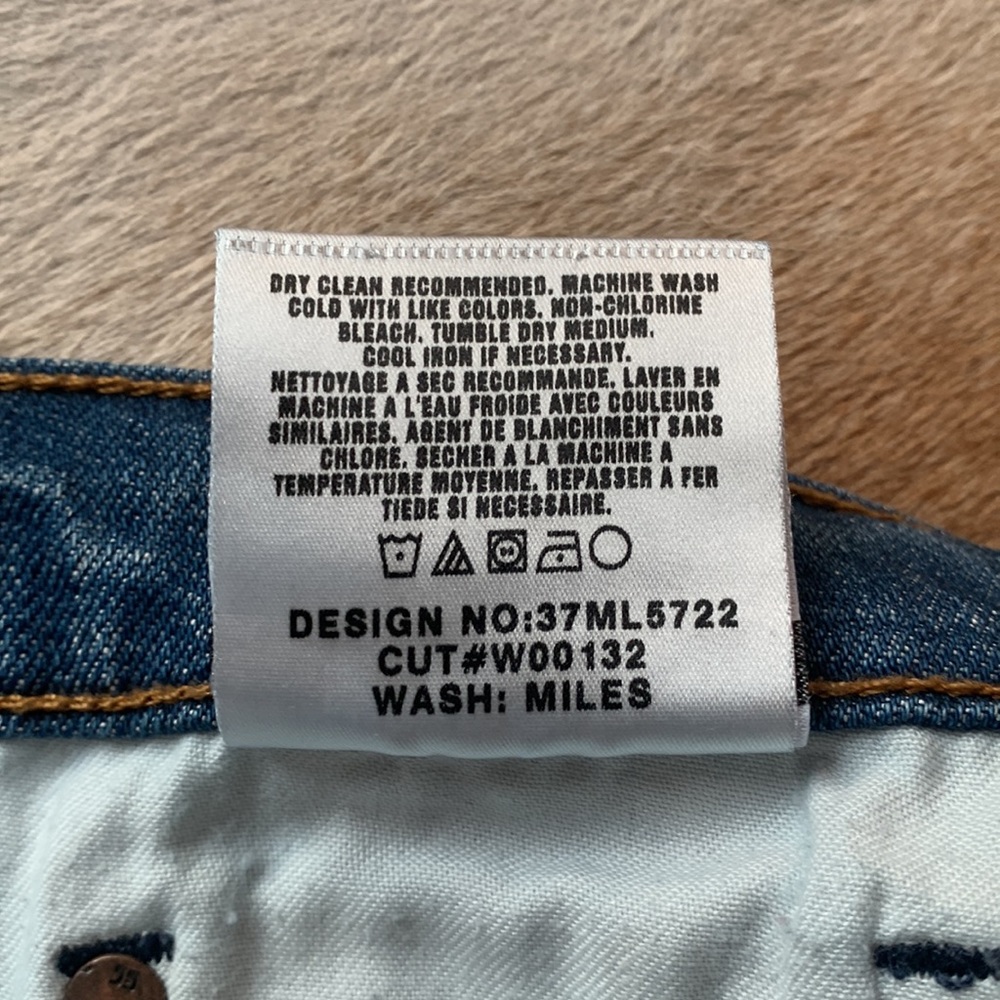 JOES 5-POCKET JEANS ROCKER FIT SIZE 32 MILES WASH ZIPPER FLY 98% COTTON 2% LYCRA - Picture 9 of 10